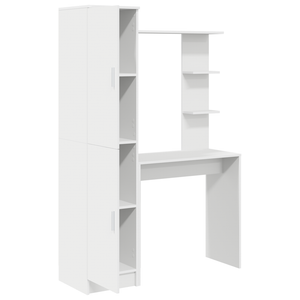 Schreibtisch, 2er-Set, Weiß