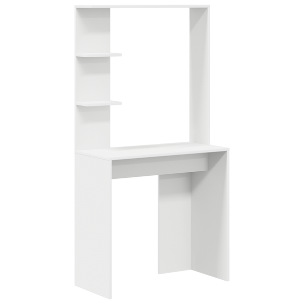 Schreibtisch, 2er-Set, Weiß