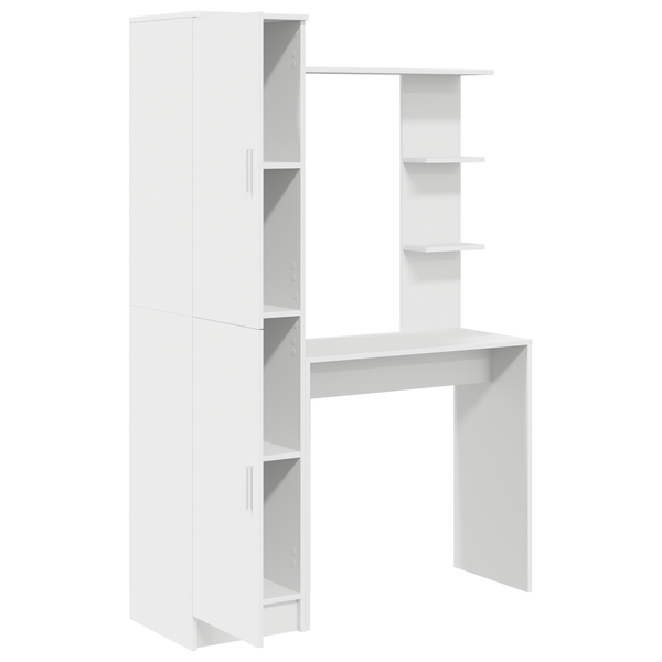 Schreibtisch, 2er-Set, Weiß