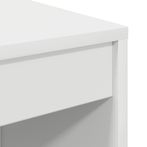 Schreibtisch Weiß mit Schubladen und Regal