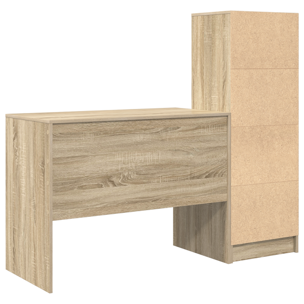 Schreibtisch Sonoma Eiche mit Schubladen