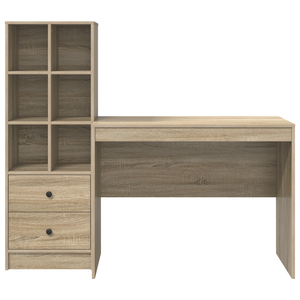 Schreibtisch Sonoma Eiche mit Schubladen