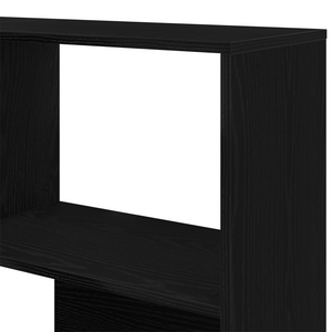 Kleiderschrank Schwarz Eichen-Optik, 2er-Set