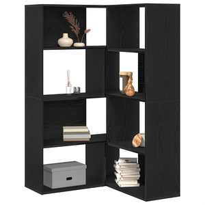 Kleiderschrank Schwarz Eichen-Optik, 2er-Set