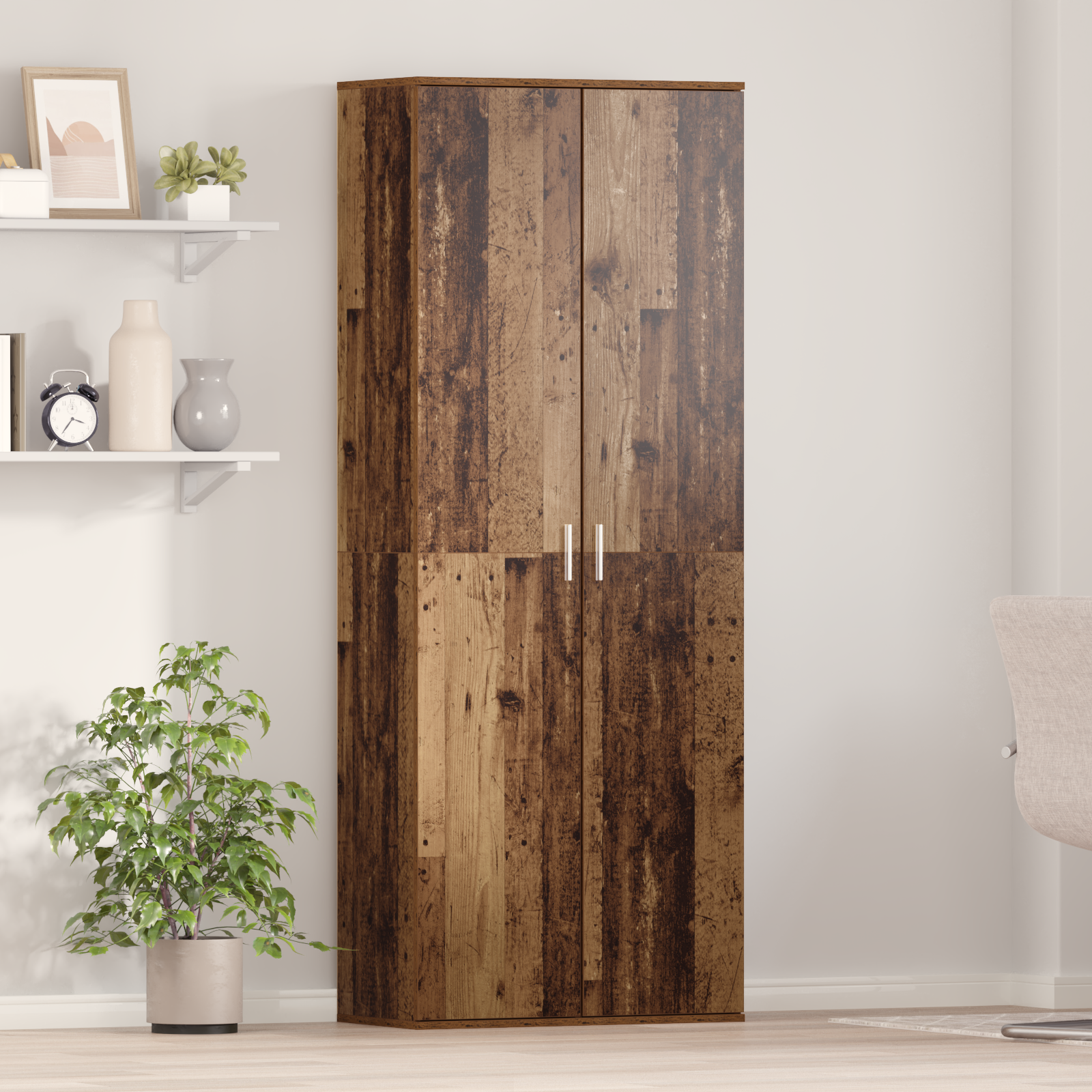 Highboard Altholz 70x33,5x180cm