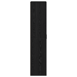 Hochschrank Schwarz Eiche 80x39x178cm
