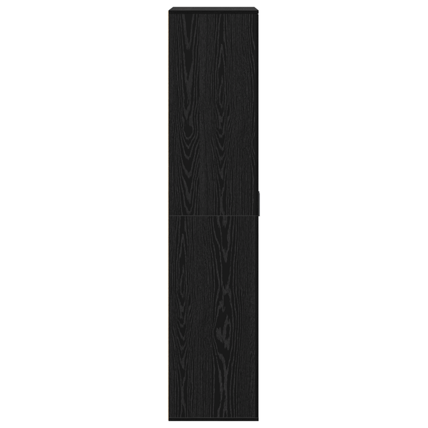 Hochschrank Schwarz Eiche 80x39x178cm