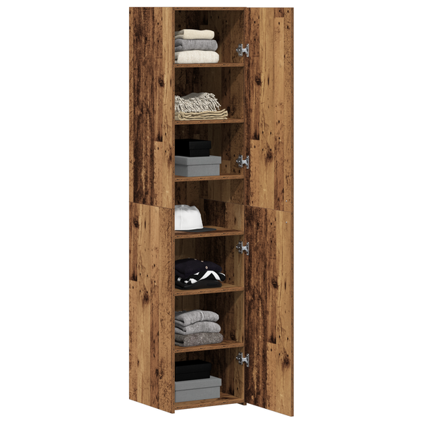Highboard Altholz 40x42,5x185 cm