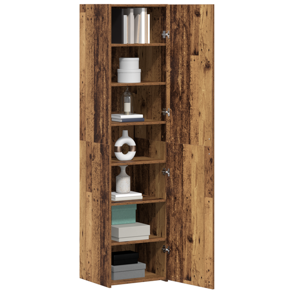 Highboard Altholz 45x42,5x185 cm