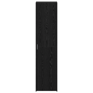 Highboard Schwarz Eichenoptik 185 cm