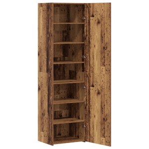 Highboard 2er Set Altholz 50x42,5x185cm