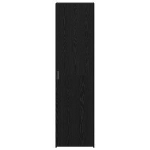 Highboard Schwarz Eichenoptik, 2er-Set