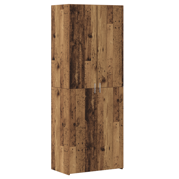 Highboard 2er Set Altholz 185 cm