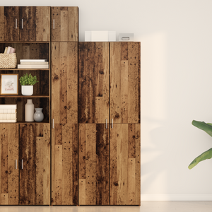 Highboard 2er Set Altholz 185 cm