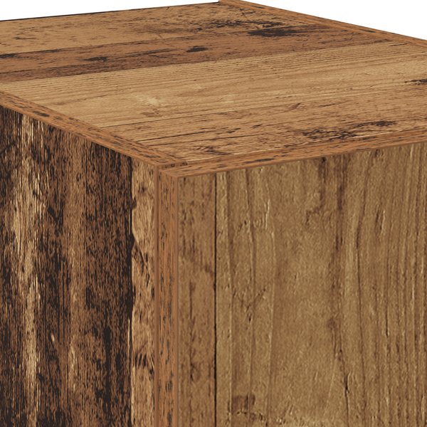 Highboard 2er Set Altholz 80x42x185cm