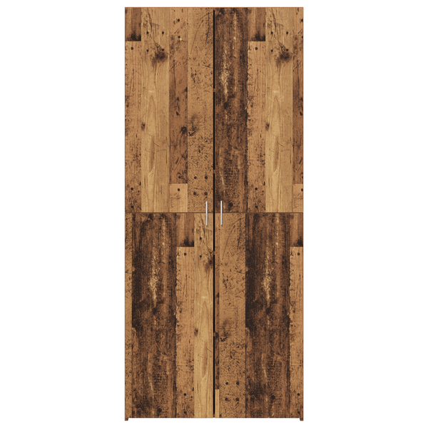 Highboard 2er Set Altholz 80x42x185cm