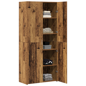 Highboard 2er Set Altholz 80x42x185cm