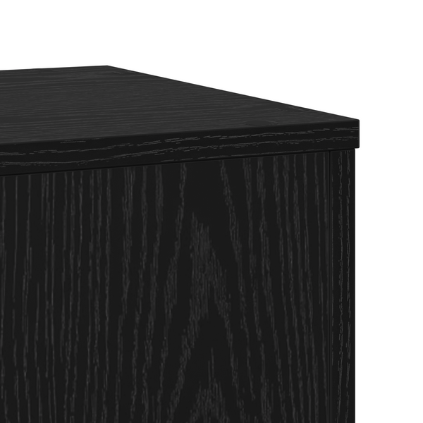 Pflanzenständer 2er-Set, Schwarz Eiche, 100cm
