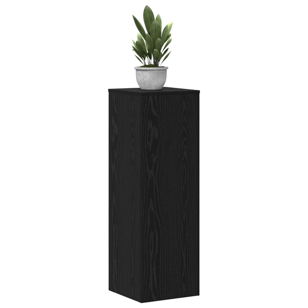 Pflanzenständer 2er-Set, Schwarz Eiche, 100cm