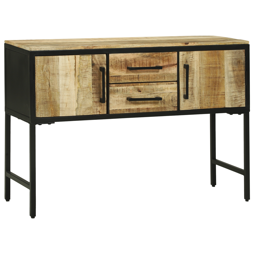 Konsolentisch Braun Mango Massivholz 100cm