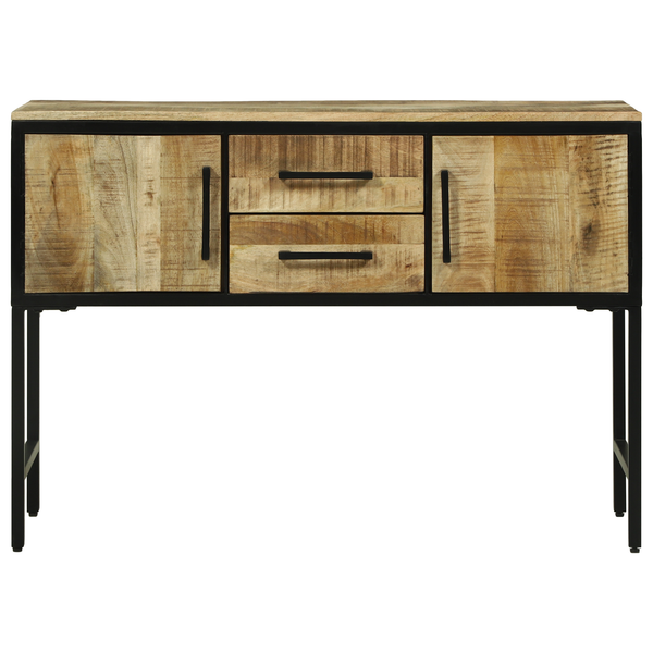 Konsolentisch Braun Mango Massivholz 100cm