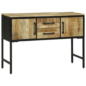 Konsolentisch Braun Mango Massivholz 100cm