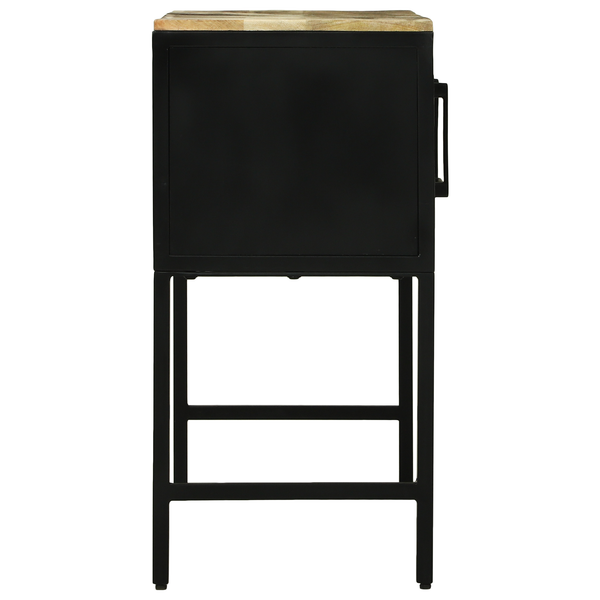 Konsolentisch Braun Mango Massivholz 100cm