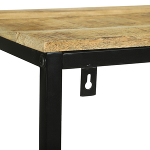 Massivholz Bücherregal Mango 70x35x110cm