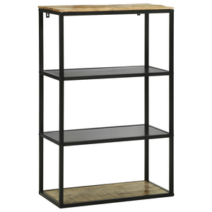 Massivholz Bücherregal Mango 70x35x110cm