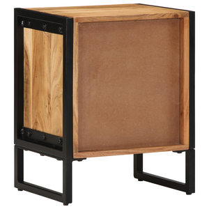 Nachttisch Braun Akazie Massivholz 40x30x50cm