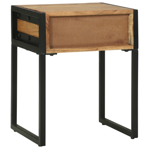 Nachttisch Braun Akazie Massivholz 40x35x50cm