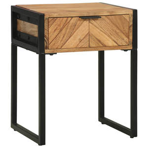 Nachttisch Braun Akazie Massivholz 40x35x50cm