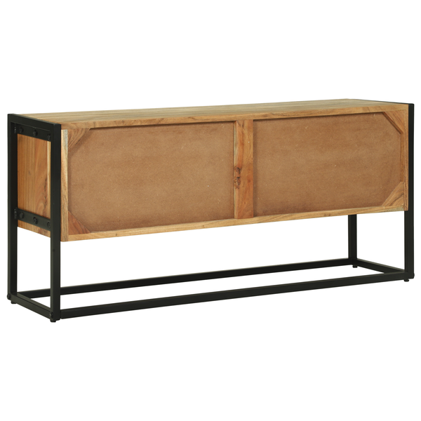 TV-Schrank Braun Akazie Massivholz 110 cm