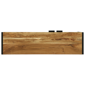 TV-Schrank Braun Akazie Massivholz 110 cm