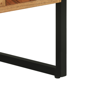 TV-Schrank Akazie Massivholz Braun 100 cm