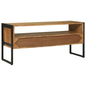 TV-Schrank Akazie Massivholz Braun 100 cm