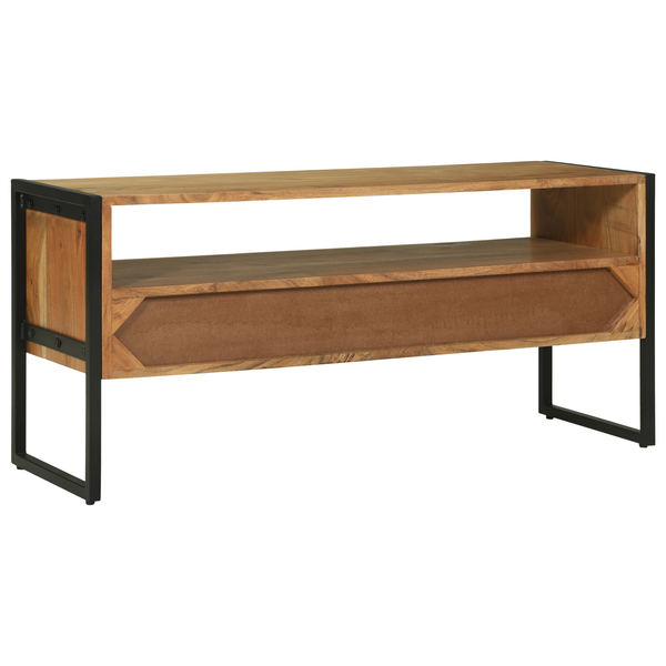 TV-Schrank Akazie Massivholz Braun 100 cm