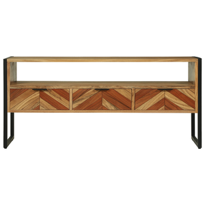 TV-Schrank Akazie Massivholz Braun 100 cm