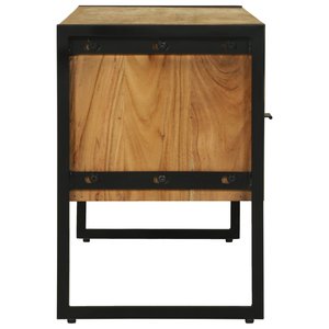TV-Schrank Akazie Massivholz Braun 100 cm