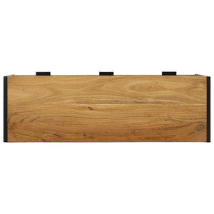 TV-Schrank Akazie Massivholz Braun 100 cm
