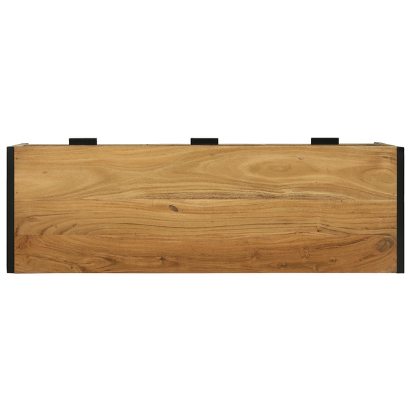 TV-Schrank Akazie Massivholz Braun 100 cm