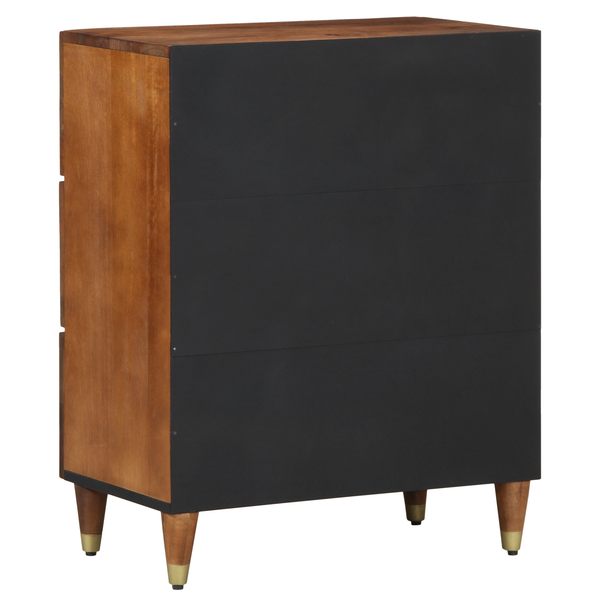 Sideboard Braun Mango Massivholz 60x33x75 cm