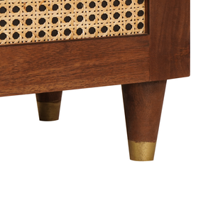Mango Massivholz Hochschrank Braun