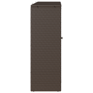 vidaXL Meuble de rangement avec étagère Marron 100 x 36 x 102 cm Rotin