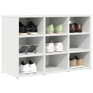 Weißer Schuhschrank mit Regal