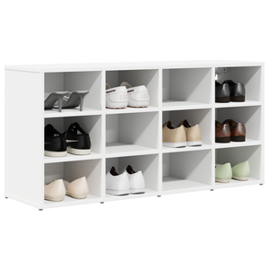 Weißer Schuhschrank mit Regal