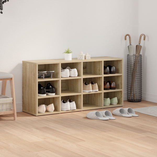 Schuhschrank Sonoma Eiche, 103 cm