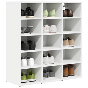 Schuhschrank Weiß mit Regal