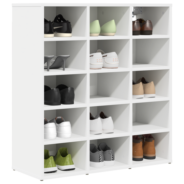 Schuhschrank Weiß mit Regal
