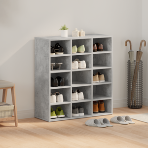 Schuhschrank Betongrau Holzwerkstoff 77,5cm